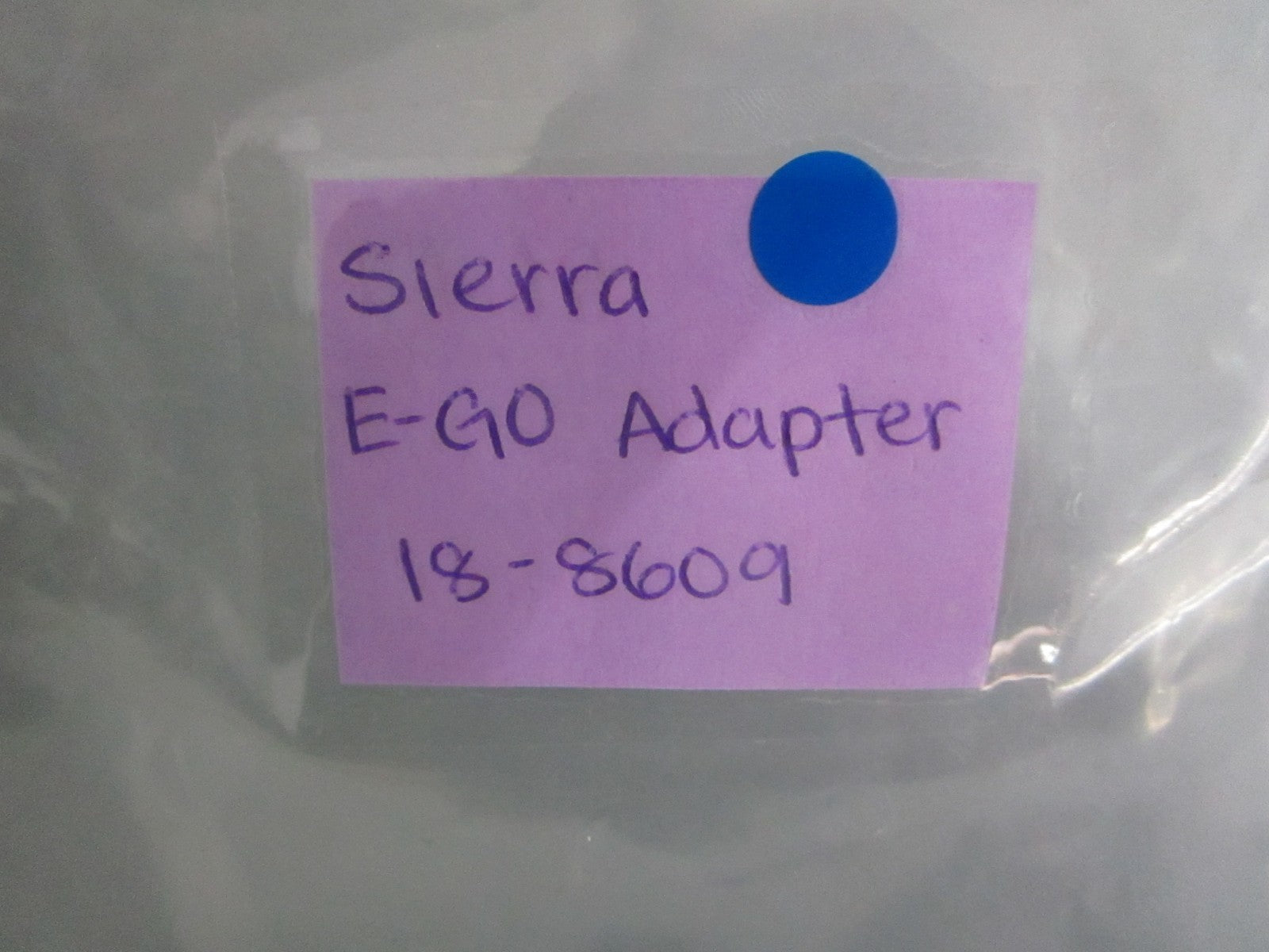 NEW 18-8609 Sierra E-GO Adapter 0820