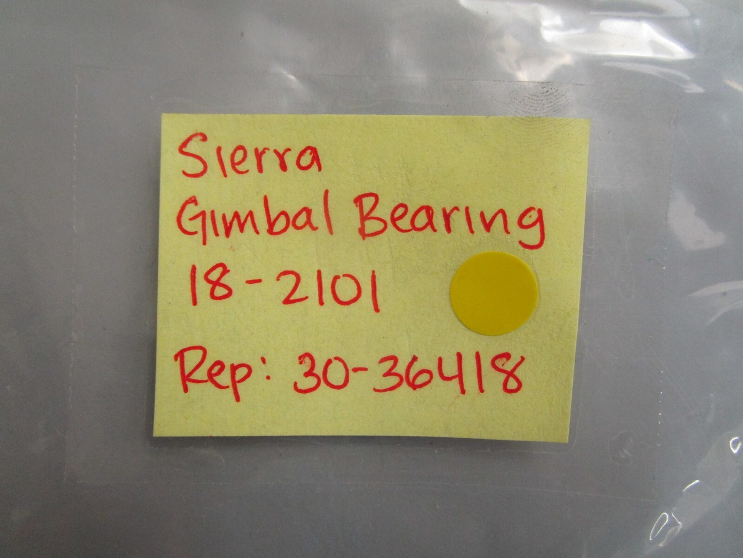 *NEW* 0810 Sierra Gimbal Bearing 18-2101 Replaces: 30-36418