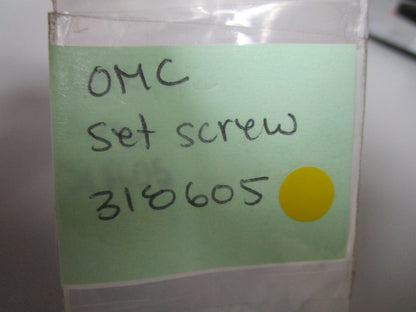 *NEW OEM* (LOT OF 5) 0810 OMC Johnson Evinrude Set Screw 318605 0318605