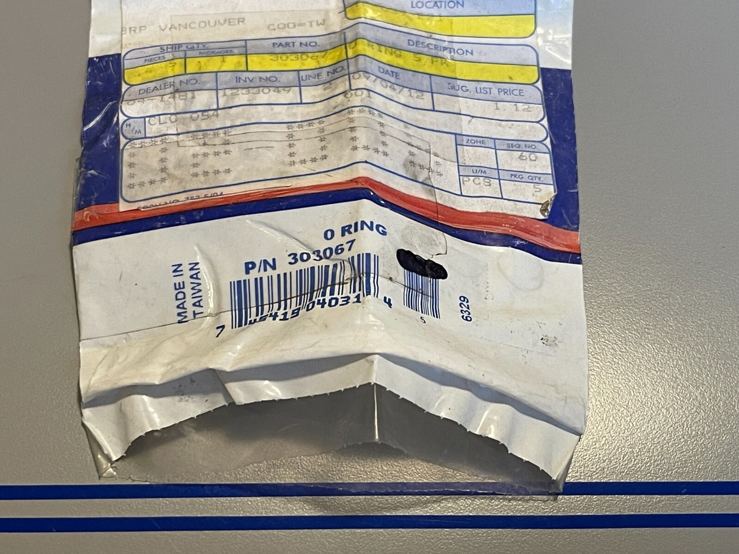 *NEW OEM* (LOT OF 2) 0810 OMC Johnson Evinrude O-Ring 303067 0303067