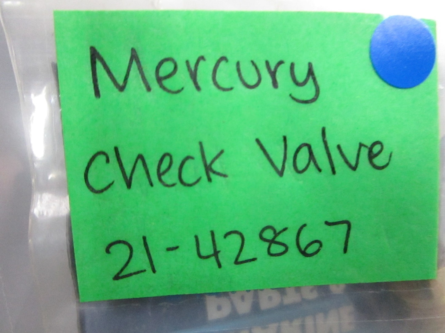 *NEW OEM* 0810 Mercury Quicksilver Check Valve 21-42867