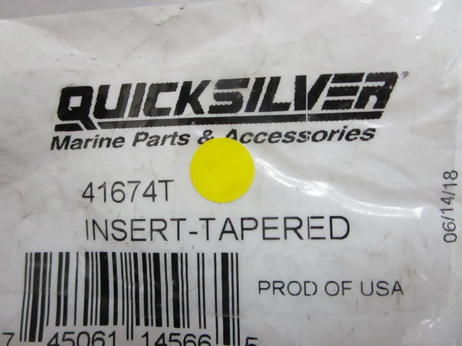 *NEW OEM* 0810 Mercury Quicksilver Tapered Insert 41674T