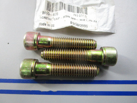 NEW OEM (LOT OF 3) 8005-676 Arctic Cat Cap Screw 0810