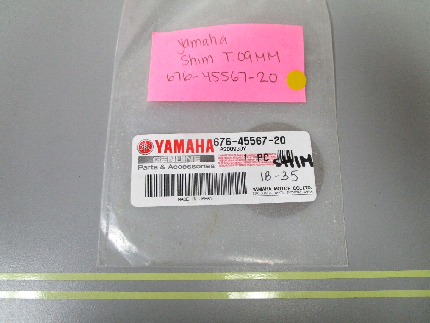 *NEW OEM* 0750 Yamaha SHIM T.09MM  676-45567-20