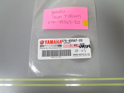 *NEW OEM* 0750 Yamaha SHIM T.09MM  676-45567-20