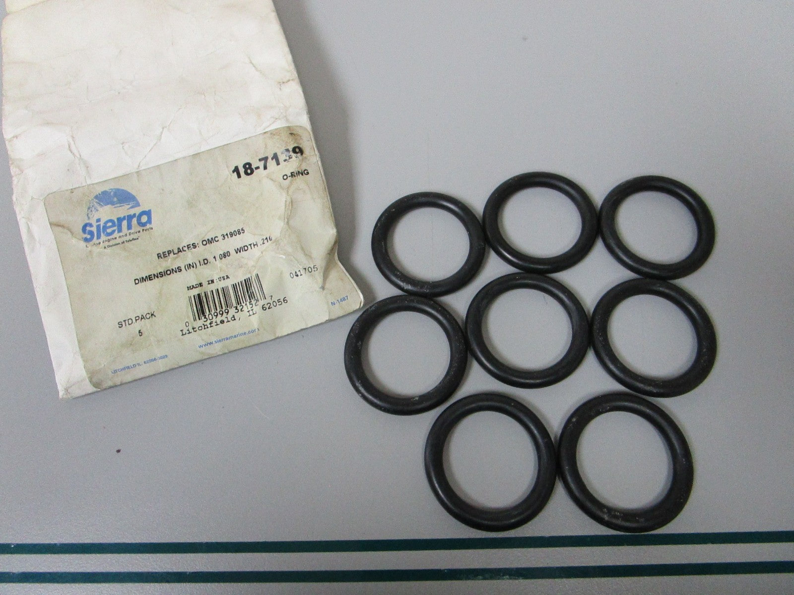 NEW (LOT OF 8) 18-7139 Replaces: OMC 319085 Sierra O-Ring 0810