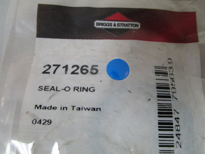 NEW OEM 271265 Briggs & Stratton O-Ring Seal 0810