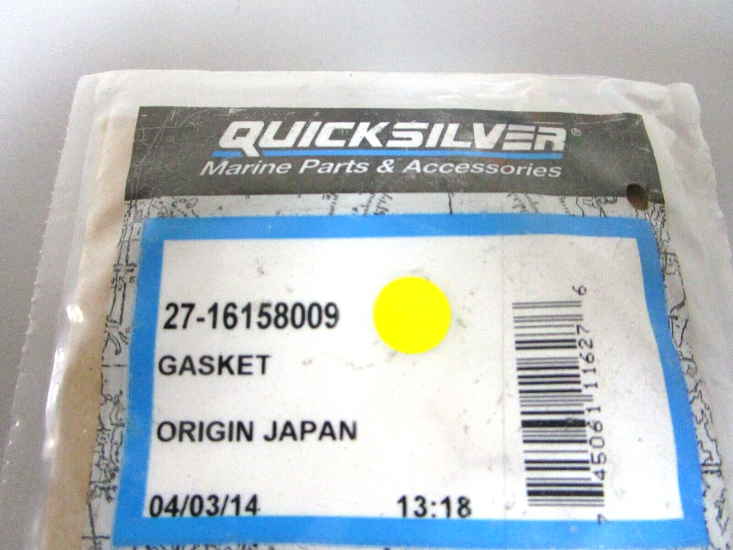 *NEW OEM* 0750 Mercury Quicksilver GASKET 27-16158009
