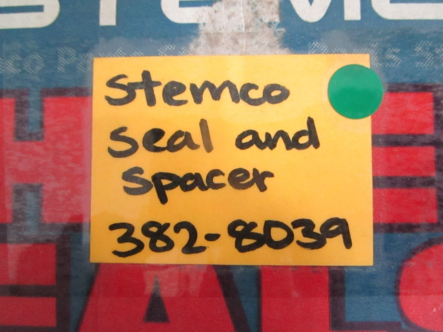 NEW OEM 382-8039 Stemco Seal and Spacer 0820