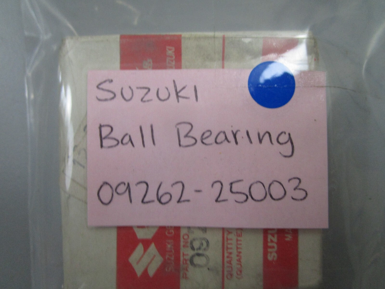 *NEW OEM* 0810 Suzuki Ball Bearing 09262-25003