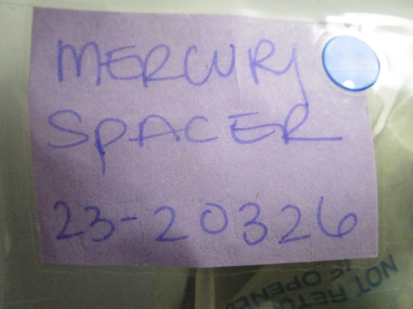 *NEW OEM* 0810 Mercury Quicksilver Spacer 23-20326