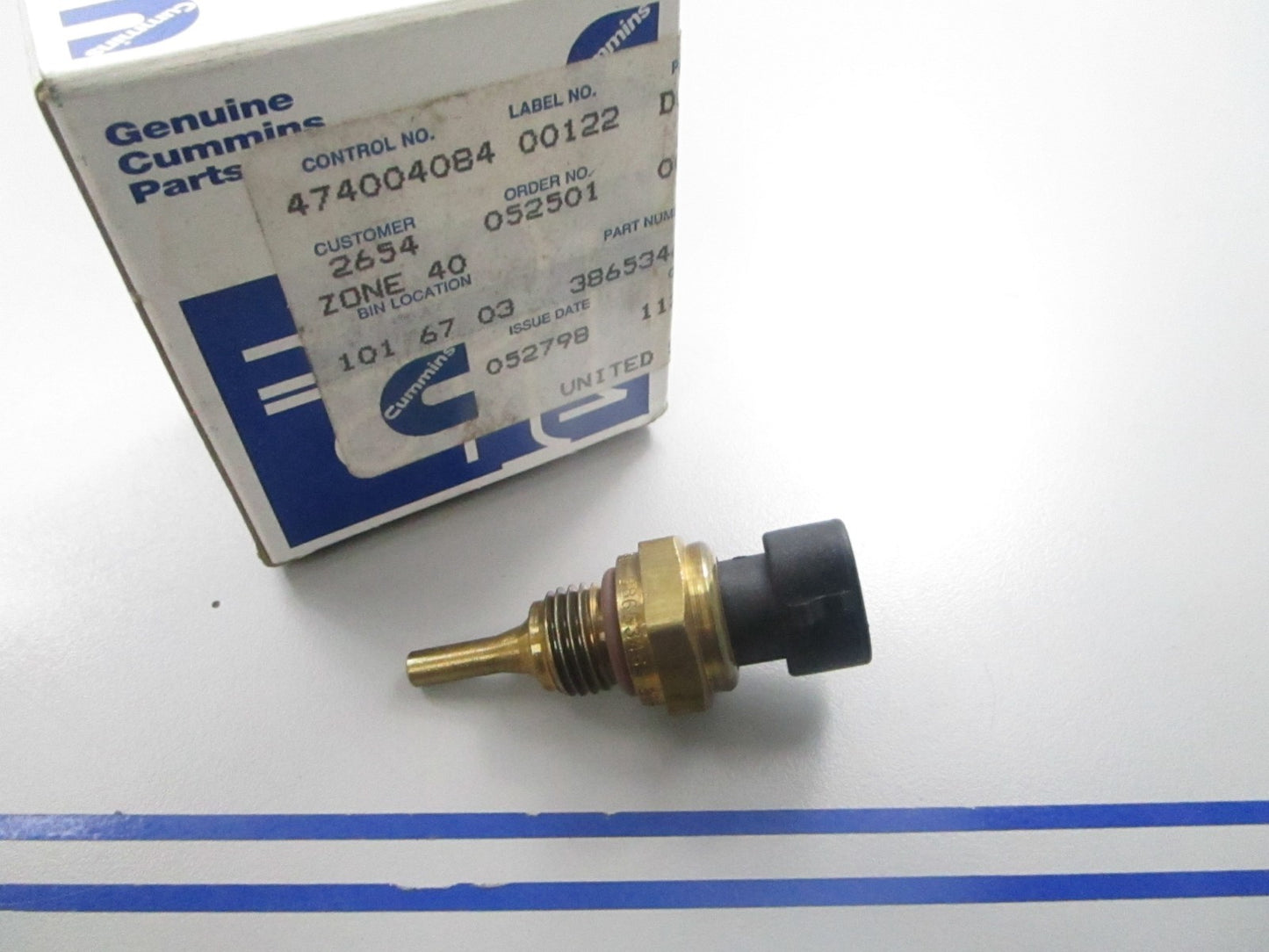 *NEW OEM* 0810 Cummins Temperature Sensor 3865346