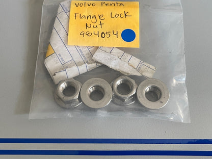 *NEW OEM* (LOT OF 4) 0810 Volvo Penta Flange Lock Nut 984054