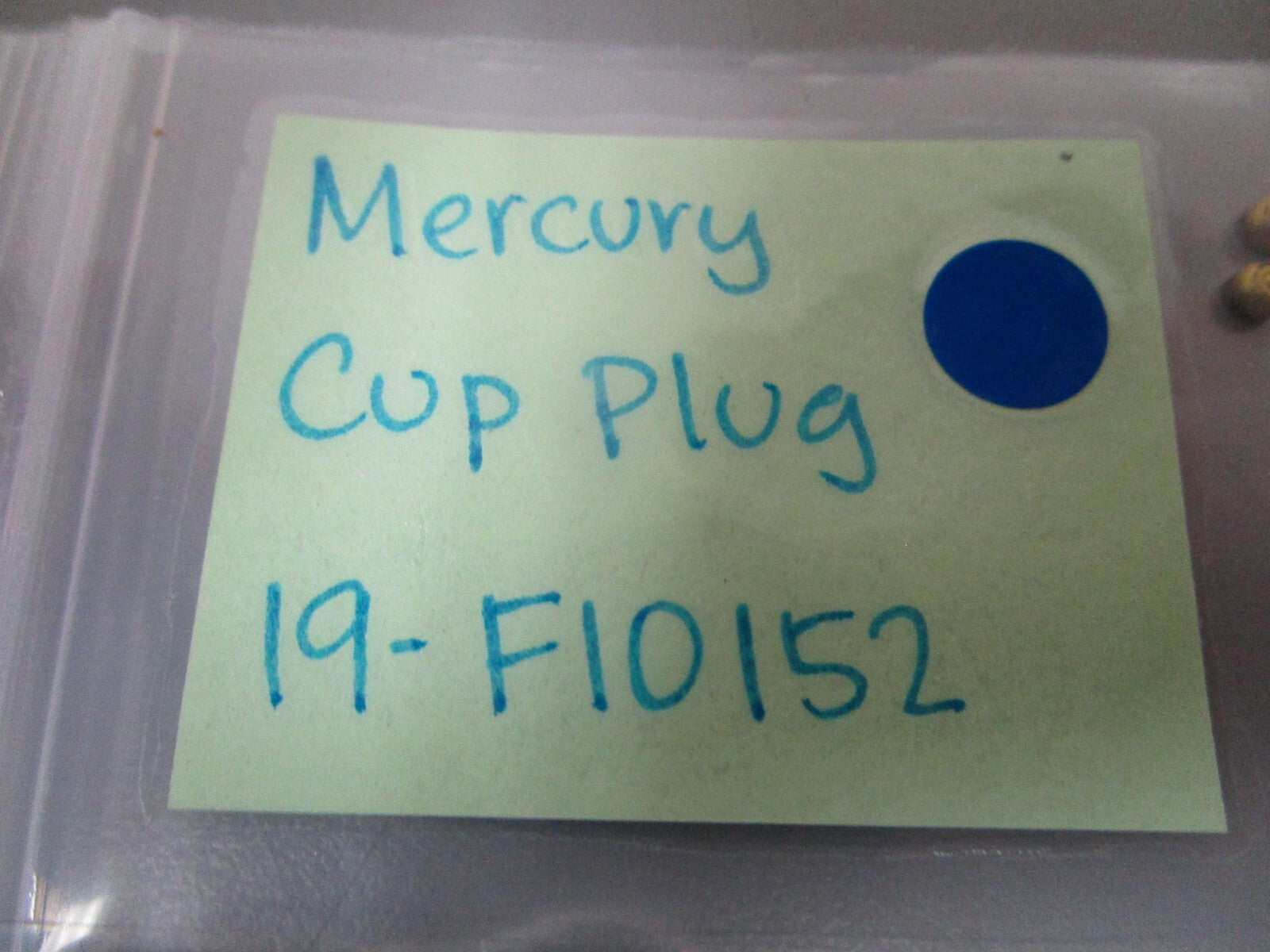*NEW OEM* (LOT OF 3) 0810 Mercury Quicksilver Cup Plug 19-F10152