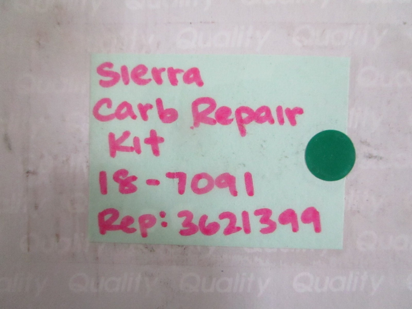NEW 18-7091 Sierra Carburetor Repair Kit Rep: 3621399 Chrysler 0820