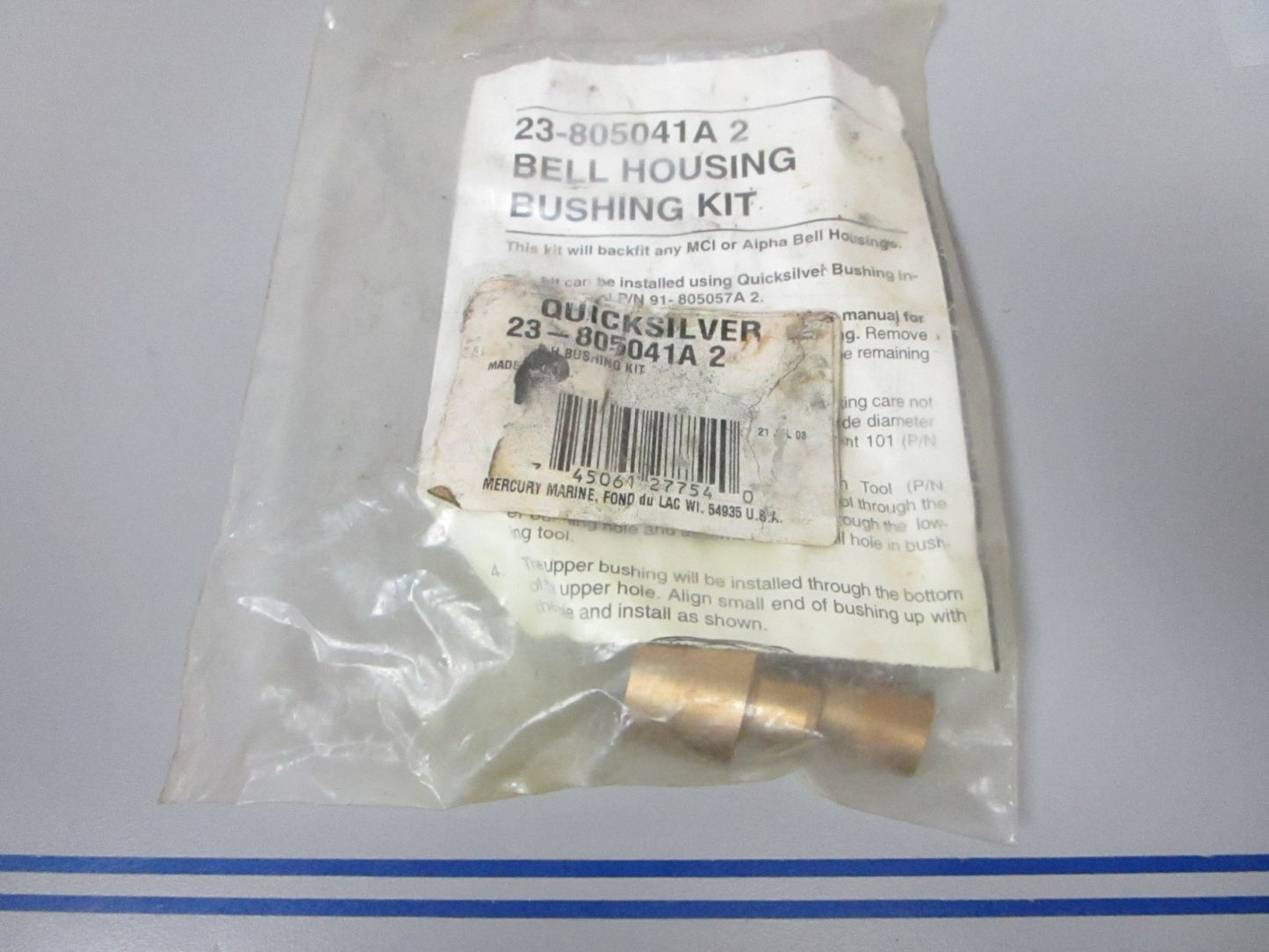 NEW OEM Mercury Mercruiser 23-805041A2 Bell Housing Bushing Kit 0720