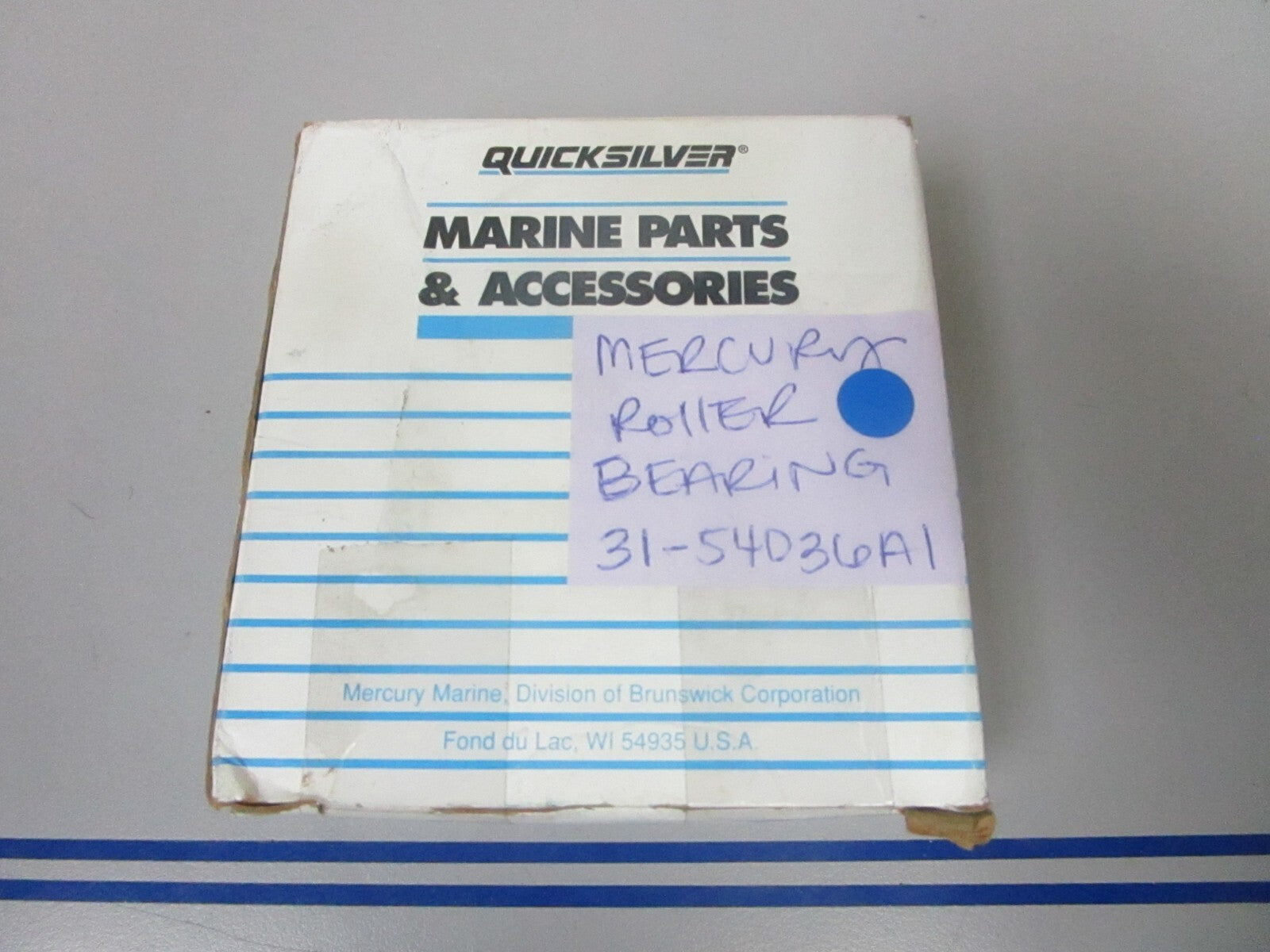 *NEW OEM* 0720 Mercury Quicksilver Roller Bearing 31-54036A1