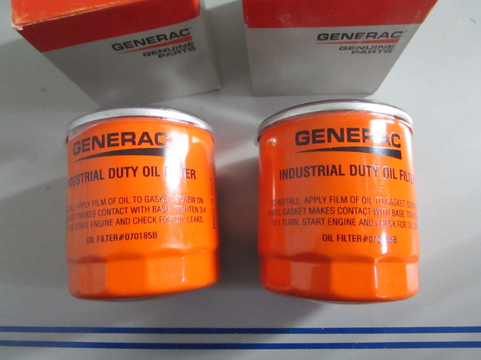 NEW OEM (LOT OF 2) 070185BS Generac Oil Filter 0820