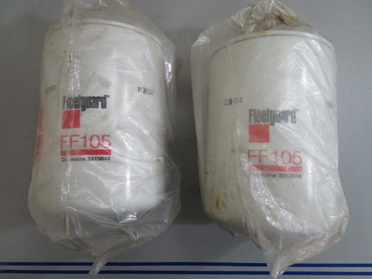 *NEW* (LOT OF 2) 0820 Fleetguard Fuel Filter For Cummins 3315844