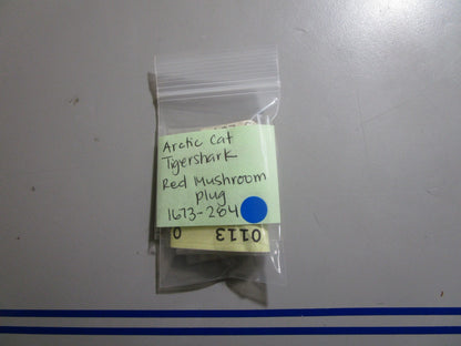 *NEW* (LOT OF 2) 0810 Arctic Cat Tigershark Red Mushroom Plug 1673-284