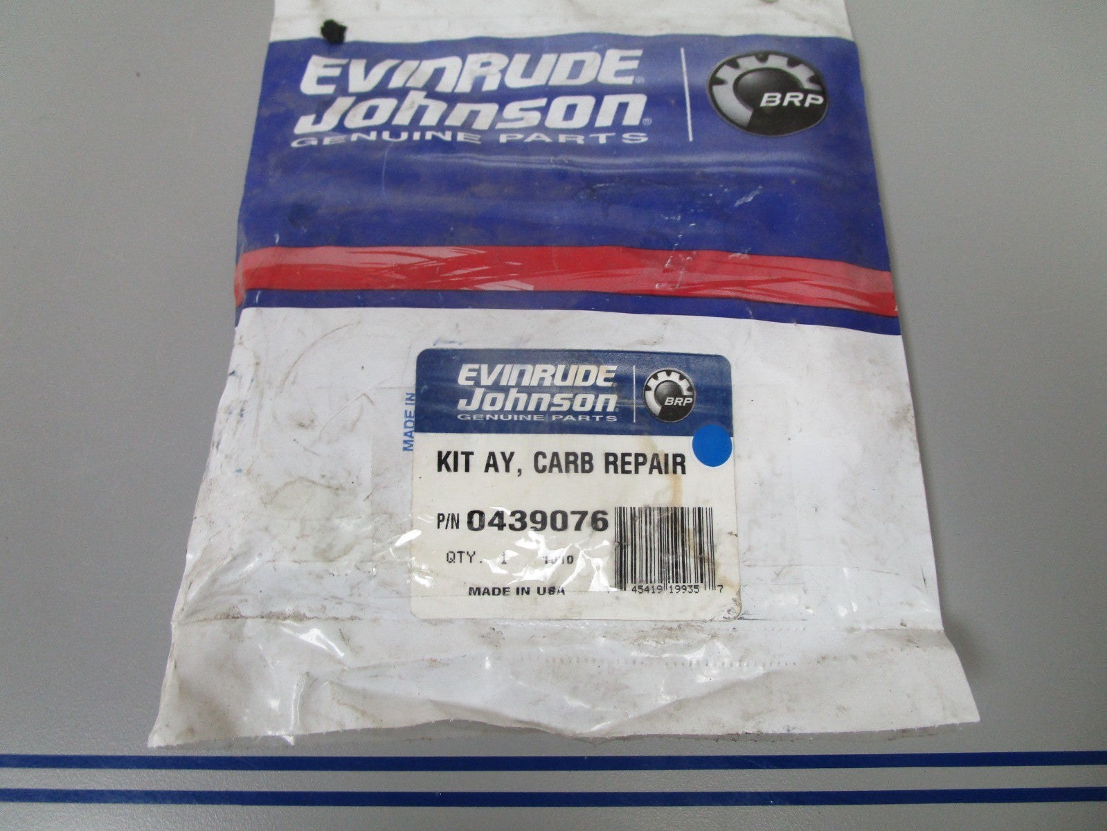 NEW OEM 439076 0439076 OMC Johnson Evinrude Carburetor Repair Kit 0720