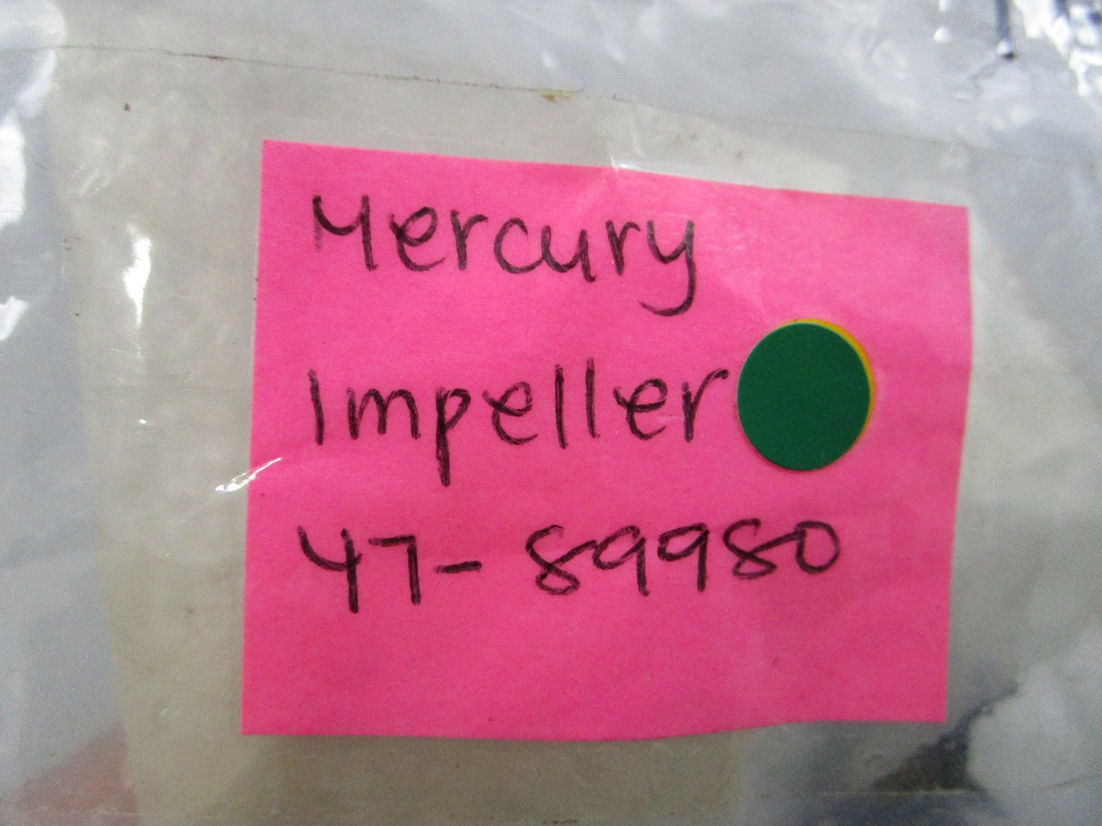 NEW OEM (LOT OF 2) 47-89980 Mercury Quicksilver Impeller 0810
