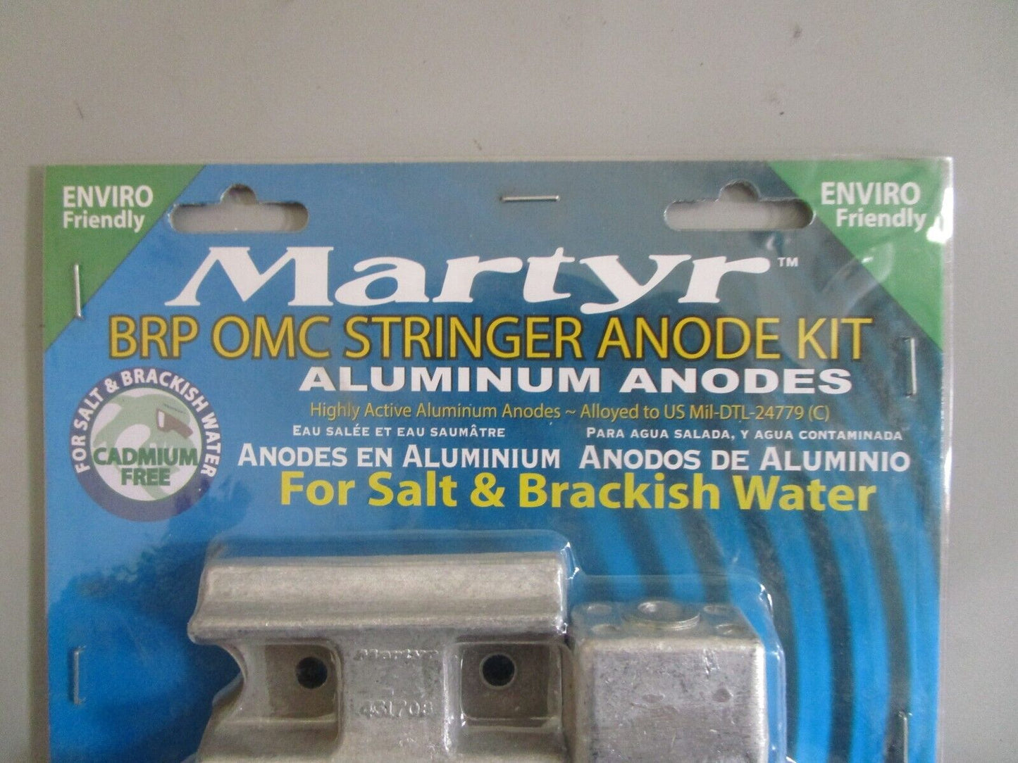 *NEW* 0820 Martyr BRP OMC Stringer Anode Kit, Aluminum CMSTRGERKITA