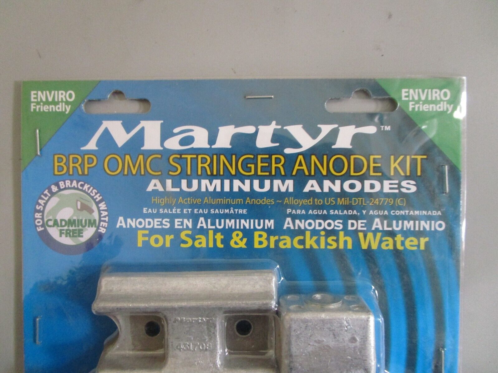 *NEW* 0820 Martyr BRP OMC Stringer Anode Kit, Aluminum CMSTRGERKITA