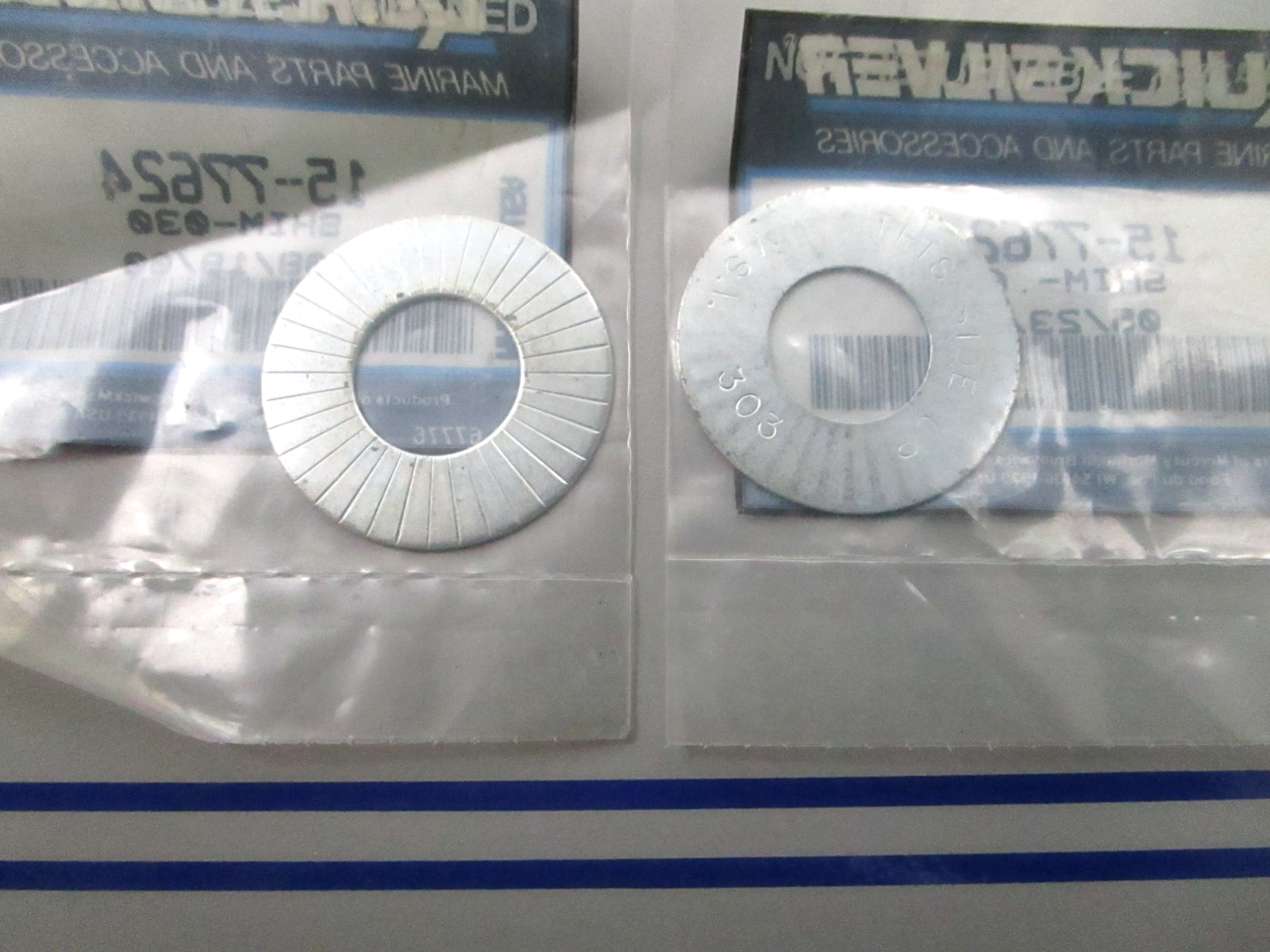 *NEW OEM* (LOT OF 2) 0810 Mercury Quicksilver .030 Shim 15-77624