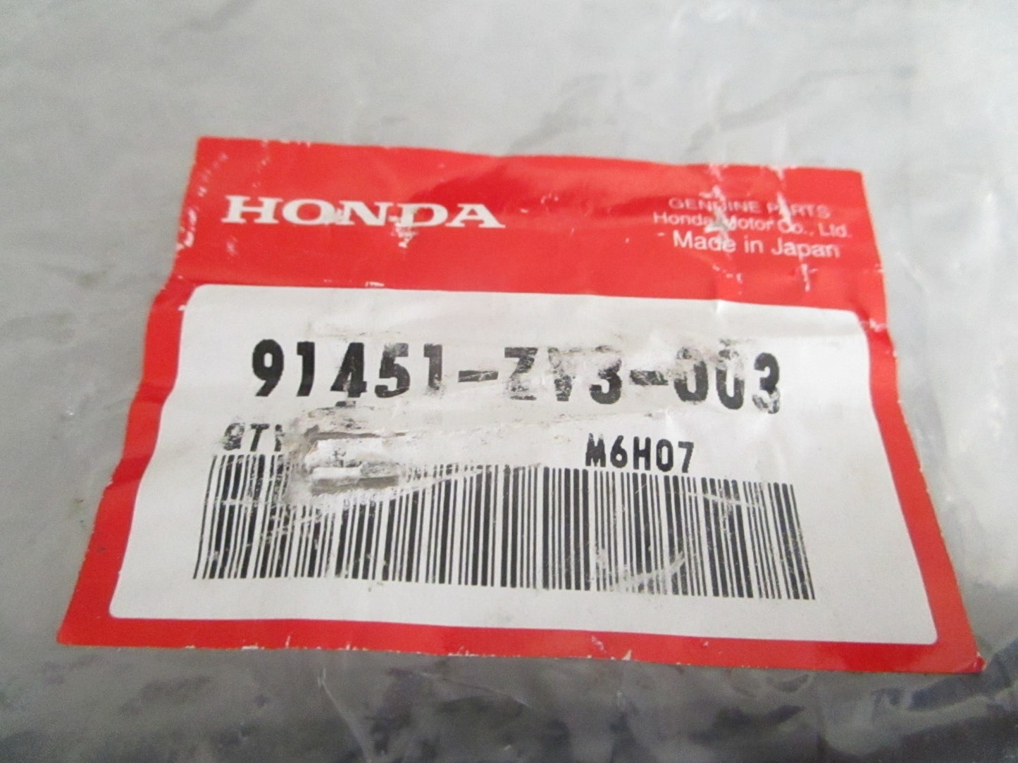 *NEW OEM* 0720 Honda Spiral Tube 91451-ZY3-003
