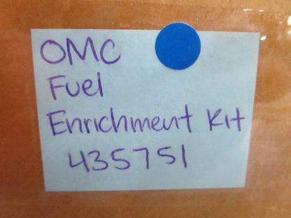 *NEW OEM* 0820 OMC Johnson Evinrude Fuel Enrichment Kit 435751 0435751