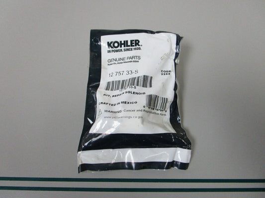 NEW OEM 12 757 33-S Kohler Solenoid Repair Kit 0810