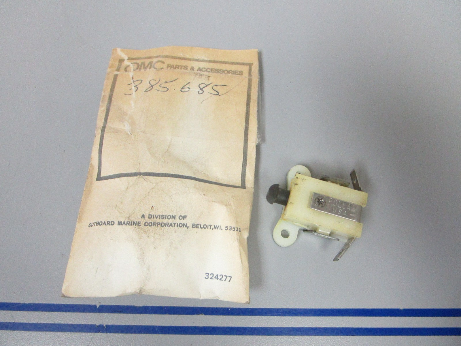 *NEW OEM* 0720 OMC Johnson Evinrude Safety Switch 385685 0385685