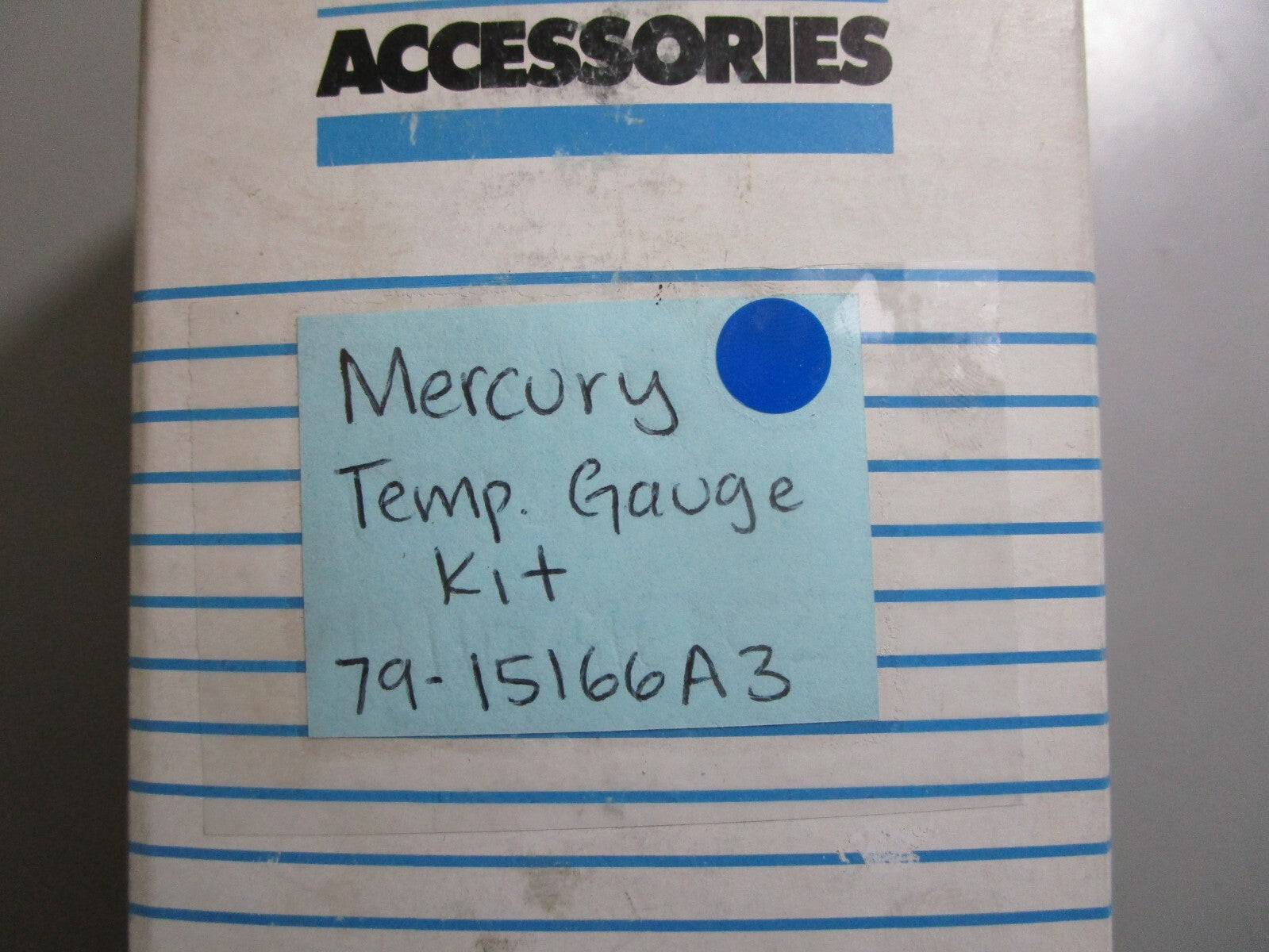 *NEW OEM* 0810 Mercury Quicksilver Temperature Gauge Kit 79-15166A3