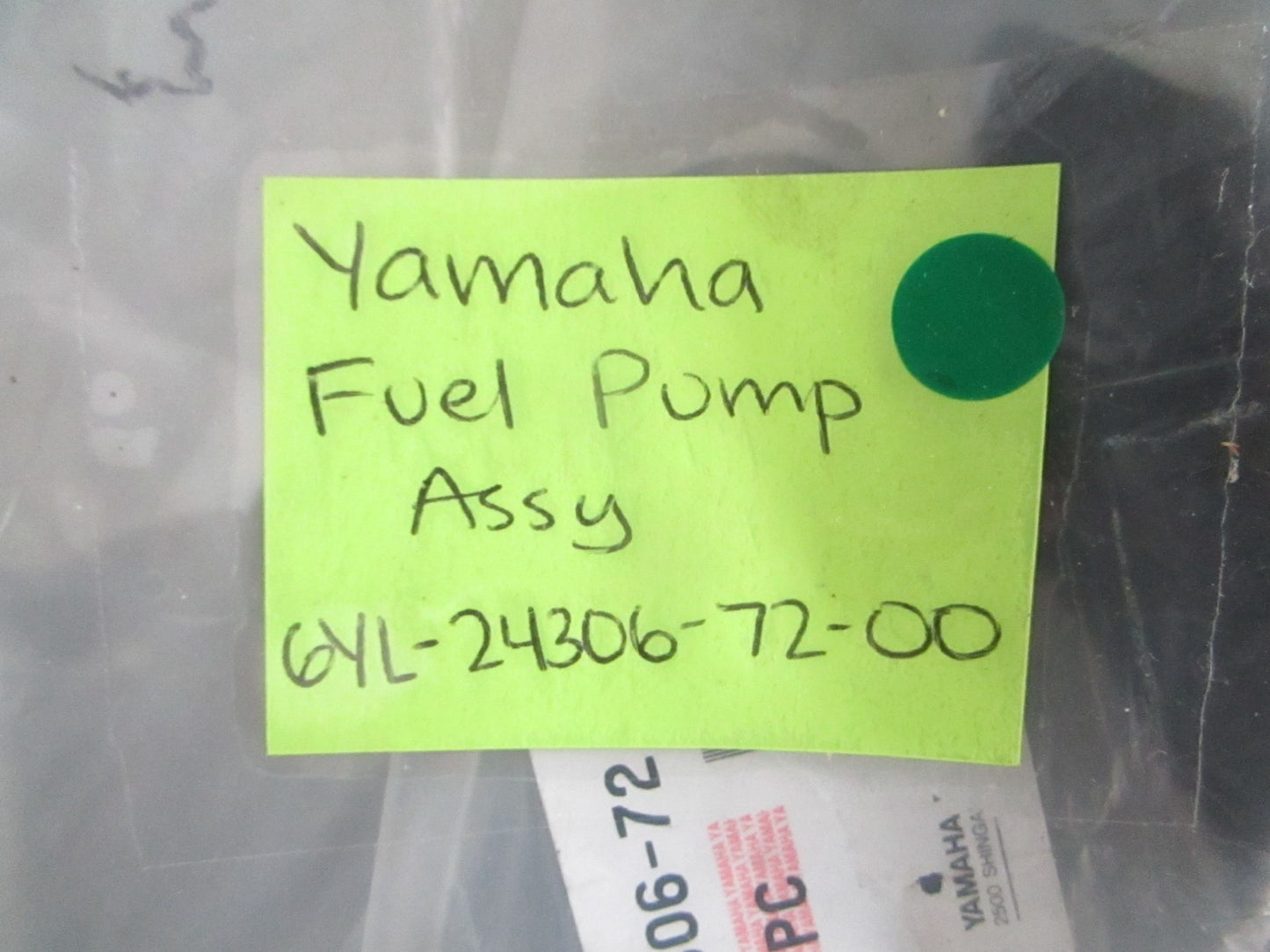 NEW OEM 6YL-24306-72-00 Yamaha Fuel Pump Assy 0820