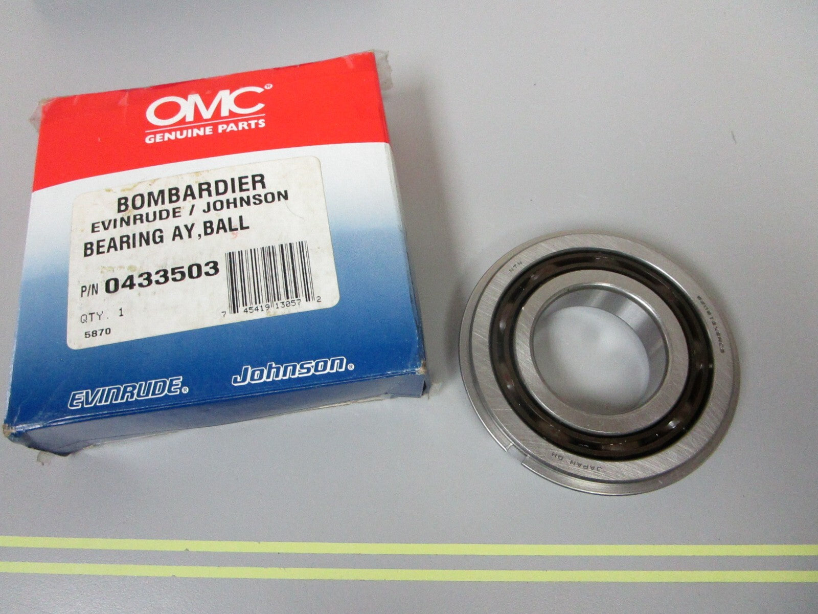 *NEW OEM* 0720 OMC Johnson Evinrude Ball Bearing 433503 0433503
