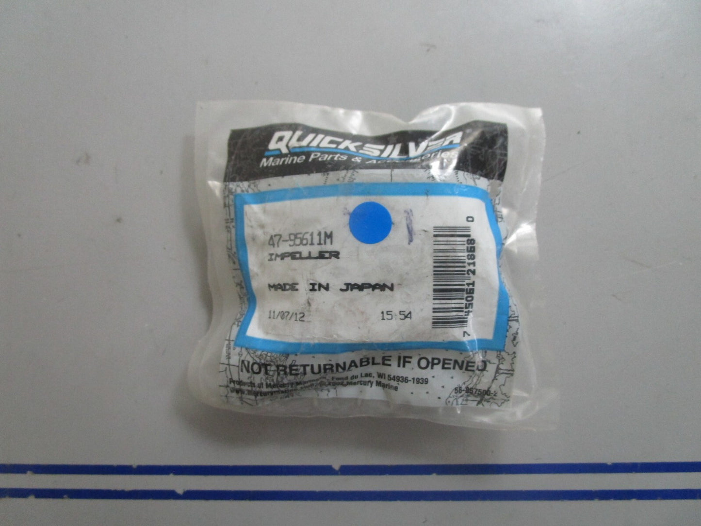 *NEW OEM* 0810 Mercury Quicksilver Impeller 47-95611M