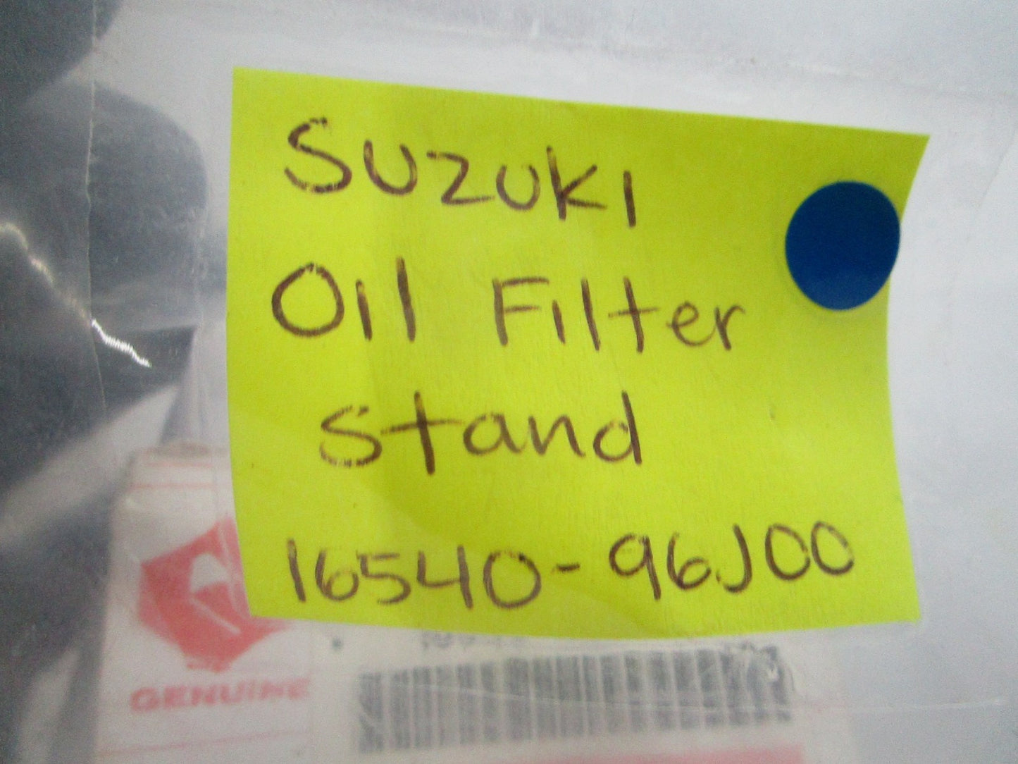 NEW OEM Suzuki 16540-96J00 Oil Filter Stand 0810
