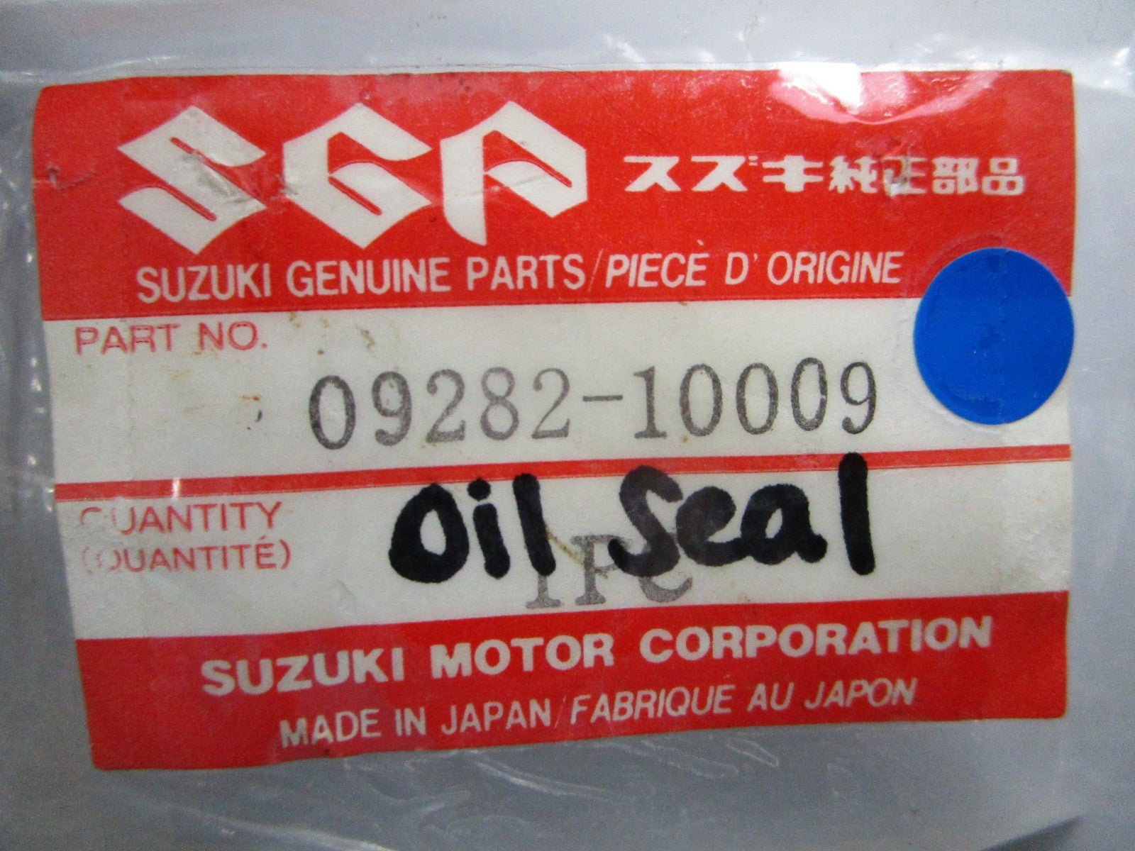 NEW OEM 09282-10009 Suzuki Oil Seal 0810