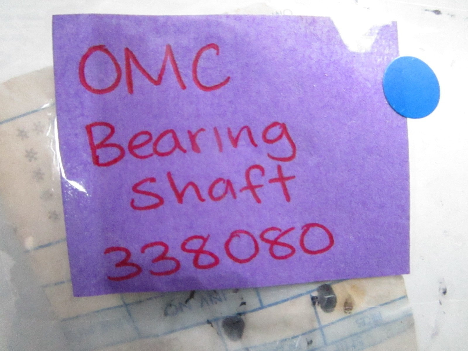 *NEW OEM* (LOT OF 2) 0810 OMC Johnson Evinrude Bearing Shaft 338080 0338080