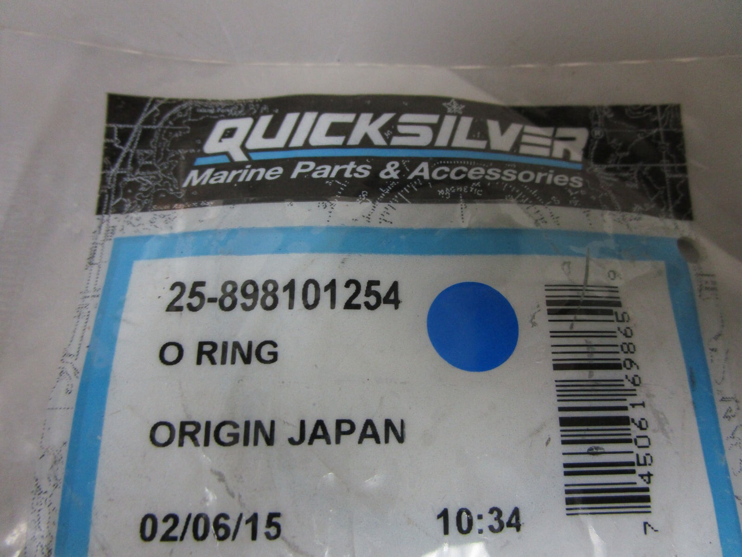 *NEW OEM* 0810 Mercury Quicksilver O-Ring 25-898101254