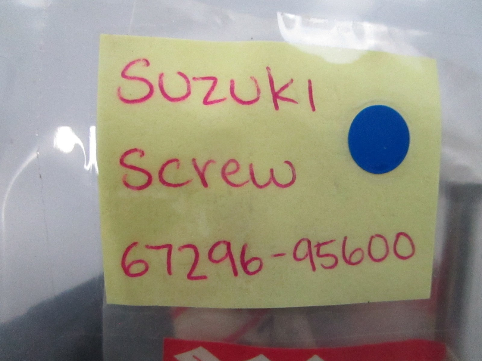 *NEW OEM* (LOT OF 3) 0810 Suzuki Screw 67296-95600