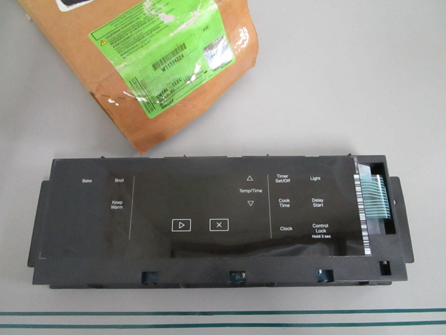 Whirlpool W11594224 NEW OEM Range Oven Control Board Maytag KitchenAid 0820
