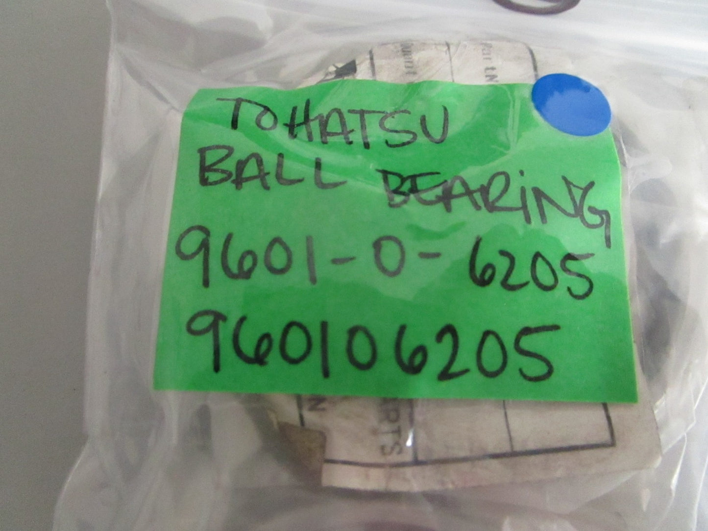 *NEW OEM* 0720 Tohatsu Nissan Ball Bearing 9601-0-6205
