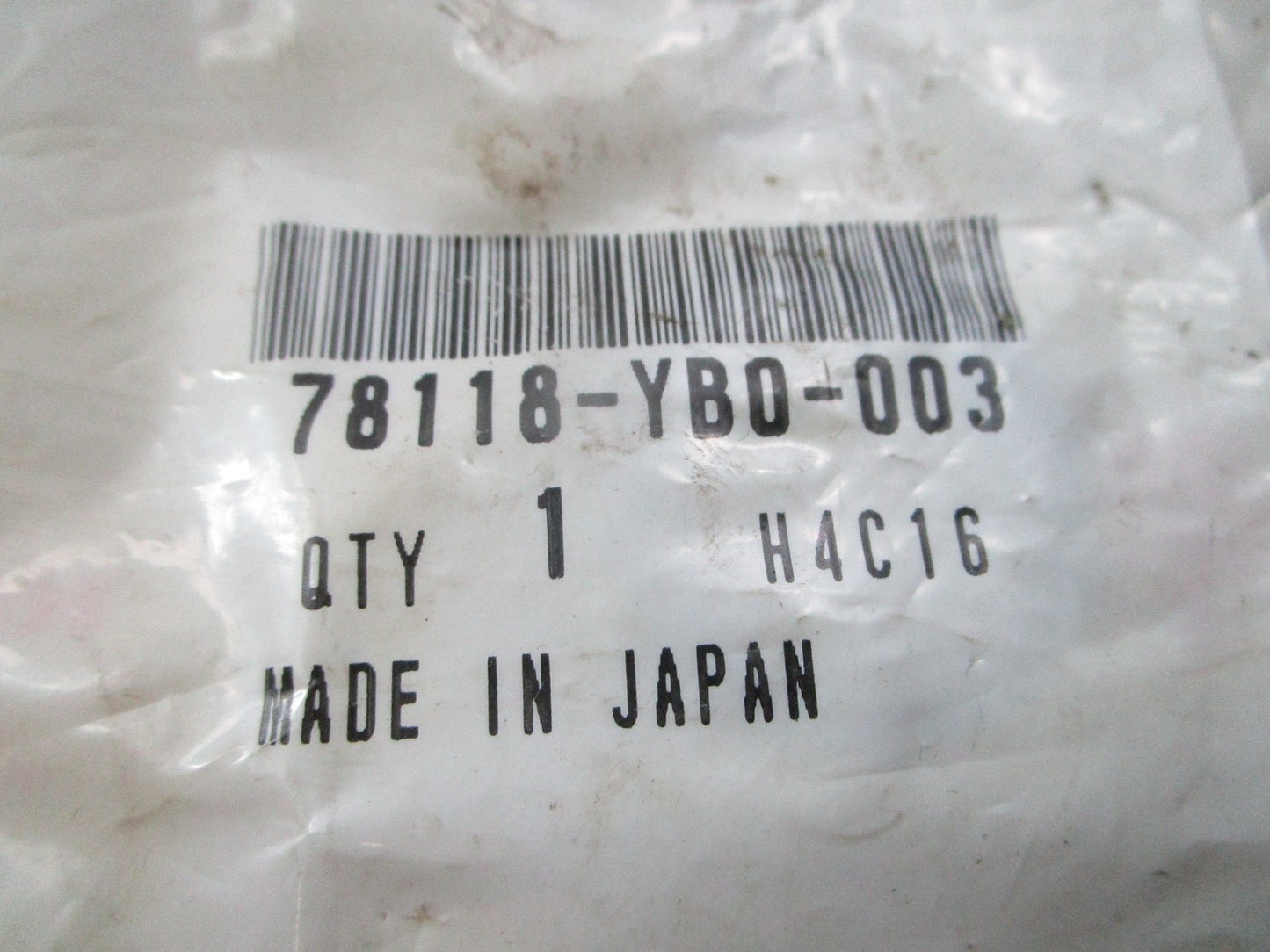 NEW OEM (LOT OF 2) Honda 78118-YB0-003 O-Ring 0810