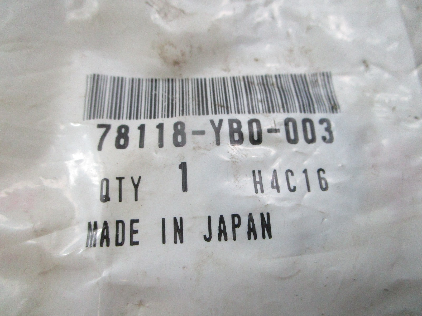 NEW OEM (LOT OF 2) Honda 78118-YB0-003 O-Ring 0810