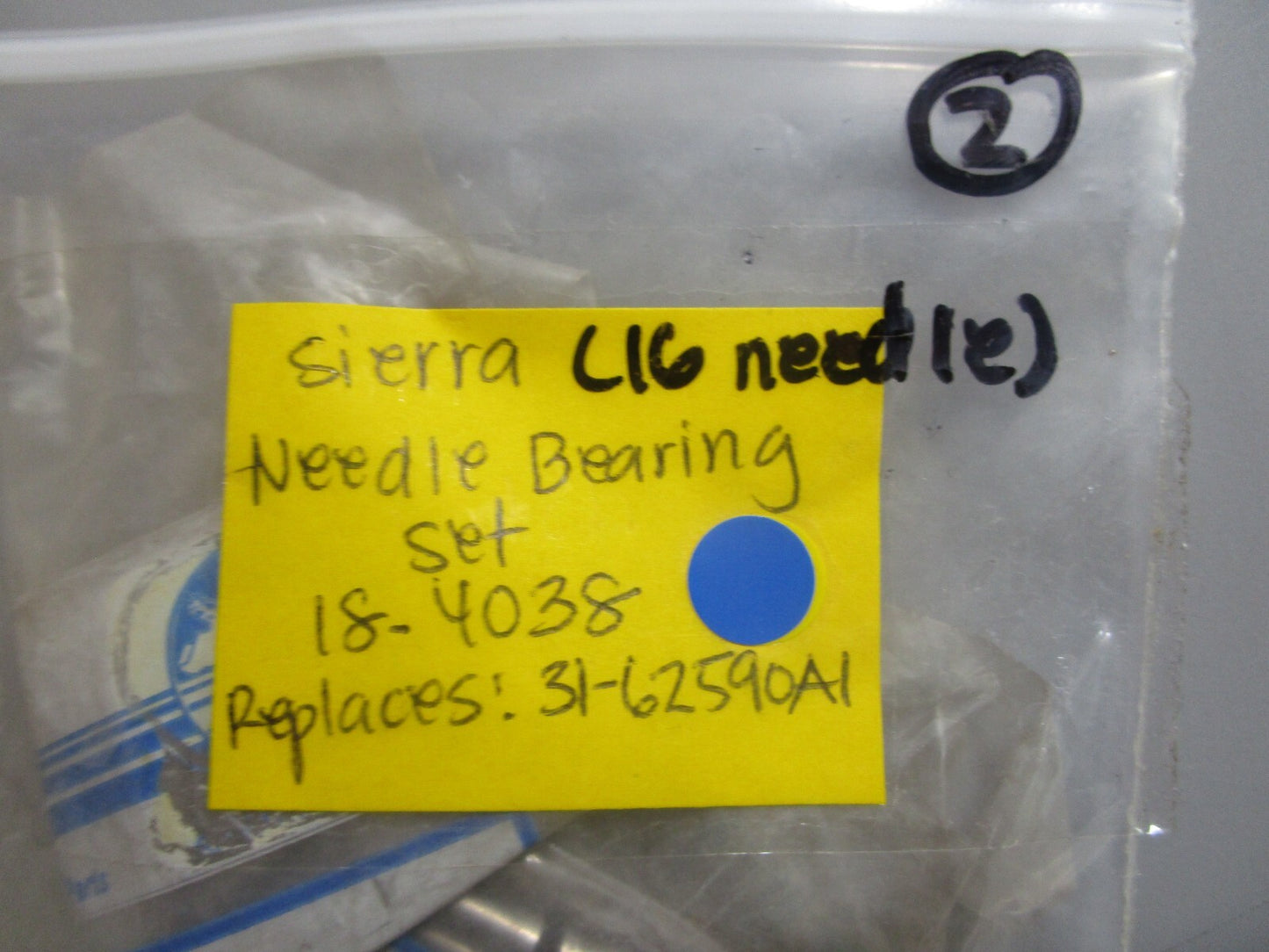*NEW* 0810 Sierra 16 Needle Bearing Set 18-4038 Replaces: 31-62590A1