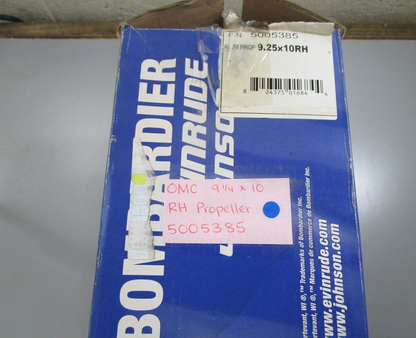 *NEW OEM* 0820 OMC Johnson Evinrude 9¼×10 RH Propeller 50053585