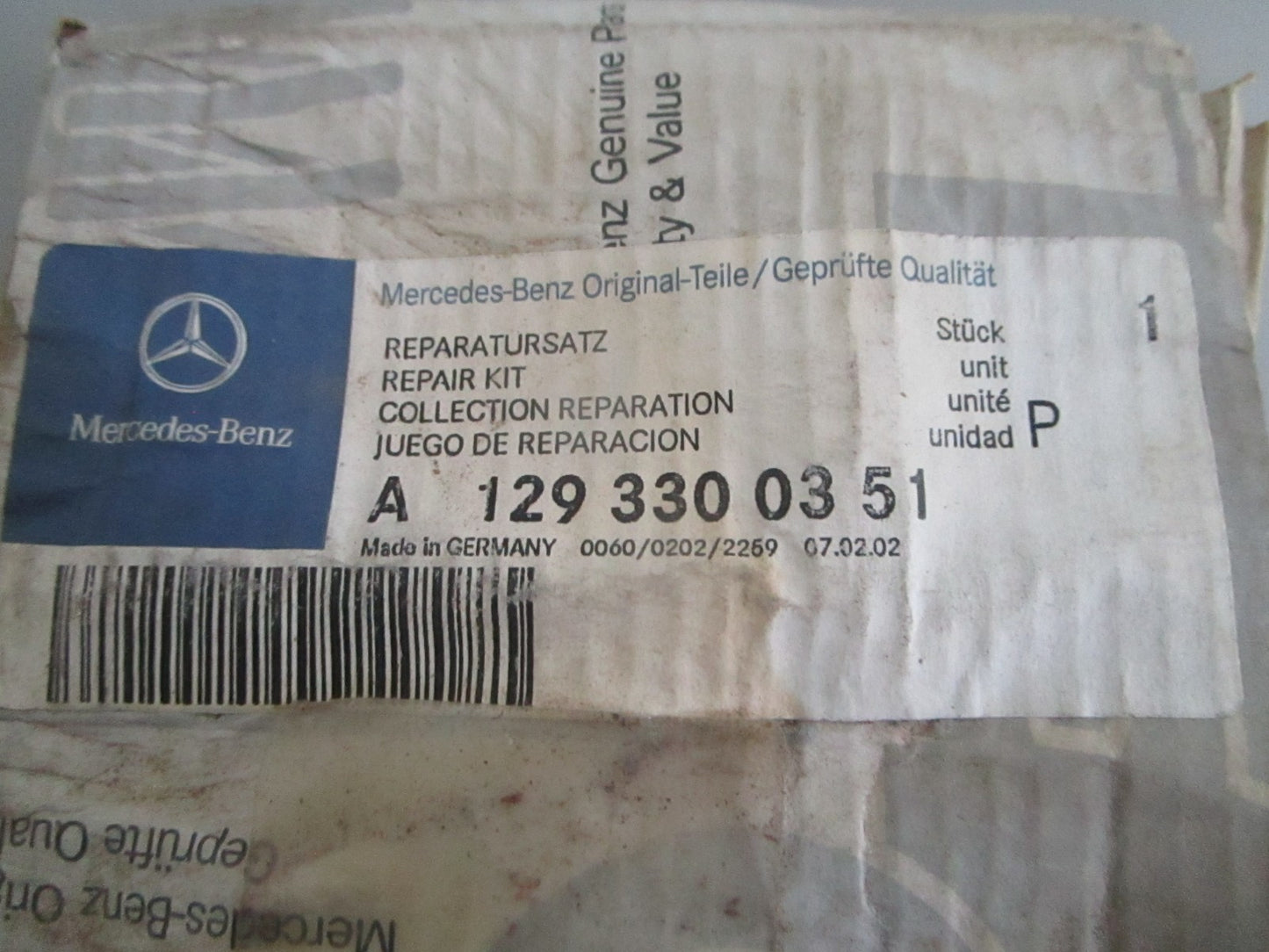 NEW OEM A1293300351 Mercedes-Benz Clutch Bearing Kit 0820