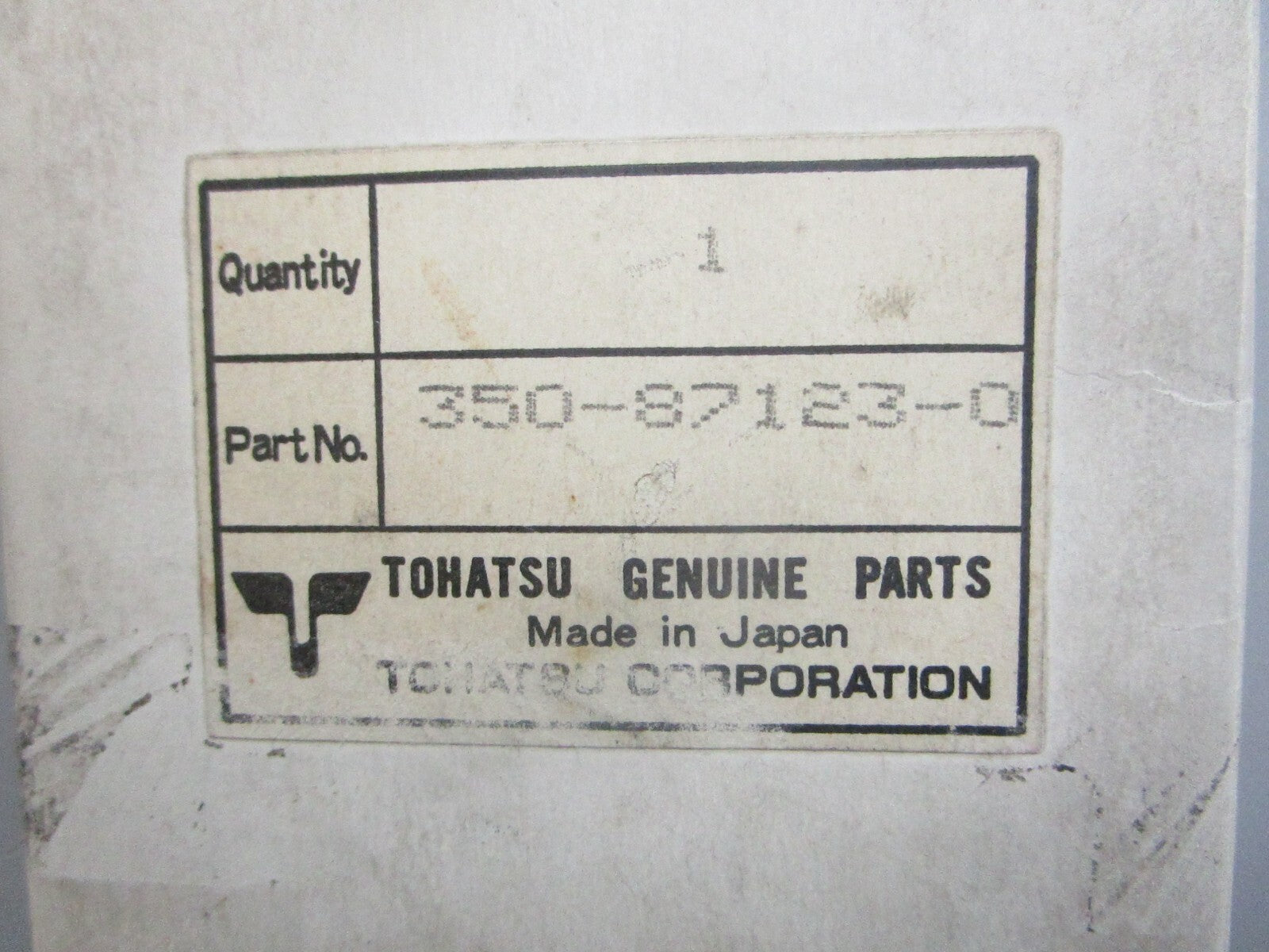 *NEW OEM* 0810 Tohatsu 4 Piston Ring Set 350-87123-0 350871230